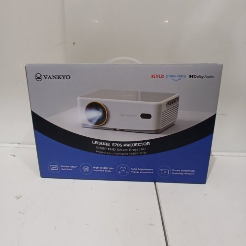 VANKYO PORTABLE 1080P FULL HD SMART PROJECTOR WITH DOLBY AUDIO - WHITE (MODEL: LEISURE 570S) image 6