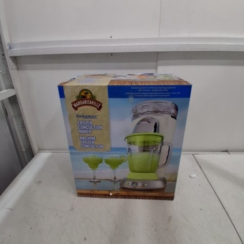 MARGARITAVILLE BAHAMAS FROZEN CONCOCTION MAKER - 36OZ - WHITE/CREAM/GREEN (MODEL: DM0500A-033) image 9