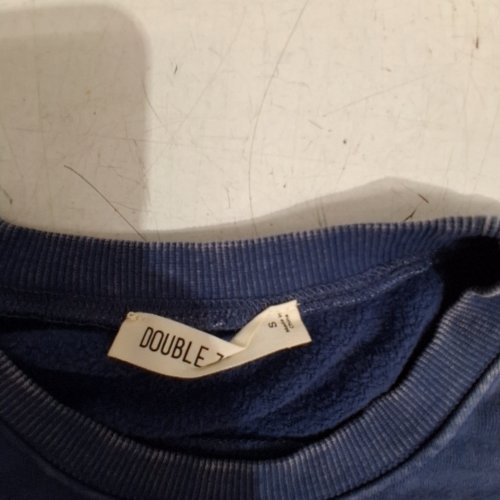 WOMEN'S DOUBLE ZERO CROPPED PULL OVER SWEATER - SMALL - NAVY BLUE (STYLE : DZ26C968) image 3