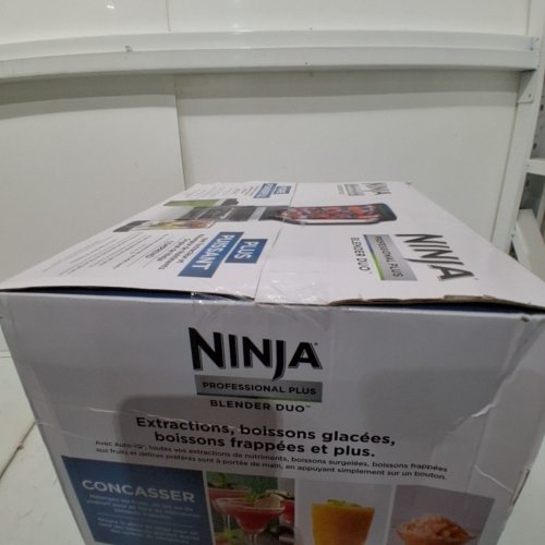 NINJA PROFESSIONAL PLUS AUTO IQ BLENDER DUO - 72OZ & 24OZ CONTAINERS - 1400W - BLACK (MODEL: BN751C) image 3