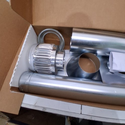 MR HEATER UNIVERSAL VERTICAL VENT KIT FOR UNIT HEATERS - 4" X 36" - SILVER (MODEL: F102848) image 4