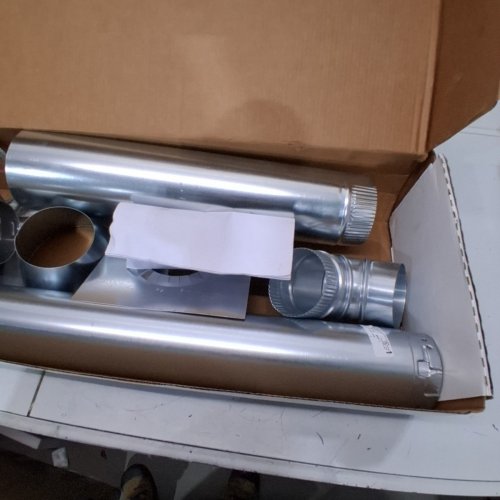 MR HEATER UNIVERSAL VERTICAL VENT KIT FOR UNIT HEATERS - 4" X 36" - SILVER (MODEL: F102848) image 5