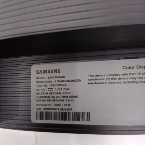 SAMSUNG FHD MONITOR WITH 100 HZ REFRESH RATE, IPS PANEL, 5 MS, GAME MODE, SUPER SLIM DESIGN & TILT ADJUSTMENT - 24" - BLACK (MODEL: S24D300GAN) image 10