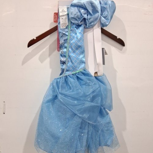 GIRL'S DISGUISE DISNEY PRINCESS CINDERELLA DRESS - SMALL (4-6) - BLUE (STYLE: 162639-WCN) image 2