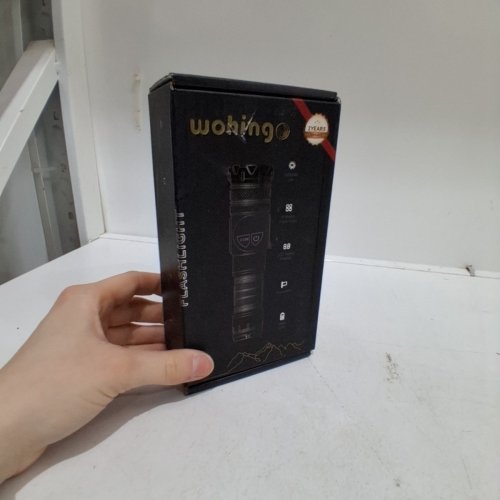 WOHINGO BATTERY POWERED MULTI-FUNCTIONAL FLASHLIGHT WITH DUAL LIGHTING SYSTEM, MAGNETIC BOTTOM AND POWERBANK FUNCTION - BLACK (MODEL: S2305) image 6