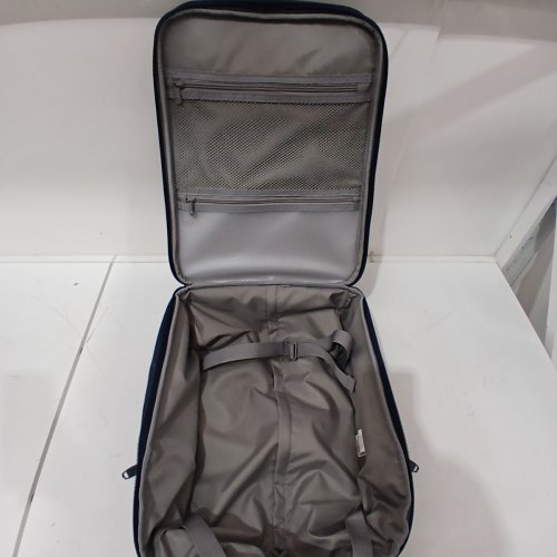 HANKE EXPANDABLE CARRY ON LUGGAGE SOFTSIDE SUITCASE WITH 360°SPINNER WHEELS & TSA APPROVED LOCK- 16" - BLUE (MODEL: KH8050) image 4