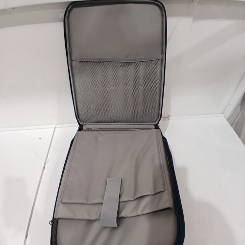 HANKE EXPANDABLE CARRY ON LUGGAGE SOFTSIDE SUITCASE WITH 360°SPINNER WHEELS & TSA APPROVED LOCK- 16" - BLUE (MODEL: KH8050) image 5
