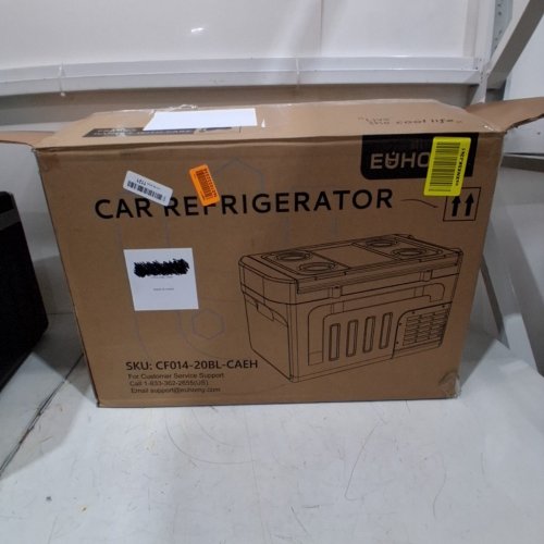EUHOMY ELECTRIC COOLER PORTABLE FREEZER WITH APP CONTROL - 12V, 22QT(20L) - BLACK (MODEL: CFZ-20) image 7