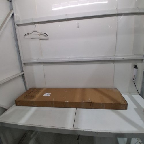 MOLYHOM 5-TIER METAL FOLDING STORAGE SHELVES WITH WHEELS - WHITE - (MODEL: 001) image 4