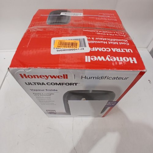 HONEYWELL MINI MIST AUTO SHUT-OFF ULTRASONIC HUMIDIFIER WITH ESSENTIAL OIL TRAY - 1GAL WATER TANK - BLACK (MODEL: HUL545BCV1) image 5