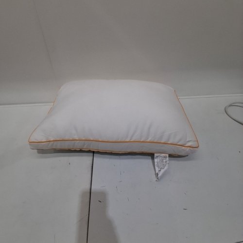 ARM & HAMMER SOFT JUST LIKE DOWN SLEEP PILLOW - QUEEN - WHITE/ORANGE image 2