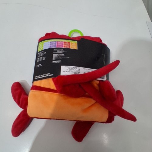 TODDLER LUCKY LOBSTER BUNTING COSTUME - 0-6 MONTHS - RED ORANGE image 3