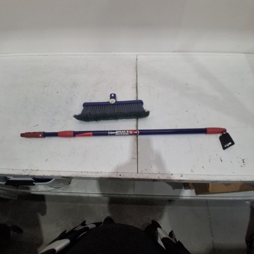 SPEAR AND JACKSON ARTIFICIAL GRASS/ASTROTURF RAKE BRUSH - ADJUSTABLE 55" - MULTICOLOR - (MODEL: 4865RB) image 2