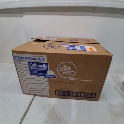 2 (18PK) COTTONELLE ULTRA CLEAN TOILET PAPER MEGA ROLLS - 36 ROLLS TOTAL - WHITE (MODEL: 55898) image 2