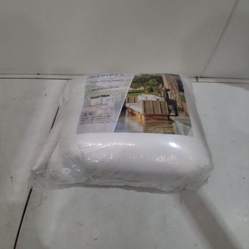 2PK OTPIPCS PILLOW INSERTS - 24" X 24" - WHITE image 2
