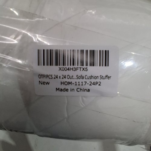 2PK OTPIPCS PILLOW INSERTS - 24" X 24" - WHITE image 3