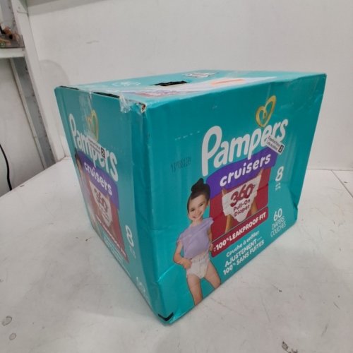 60PK PAMPERS CRUISERS 360* PULL-ON DIAPERS - SIZE 8 image 3
