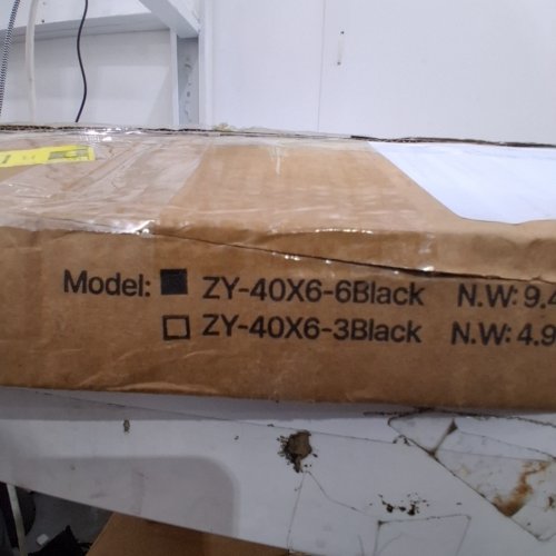 6PK VEVOR BLACK METAL LANDSCAPE EDGING - 40" X 6" - BLACK (MODEL: ZY-40 X 6-6BLACK) image 2