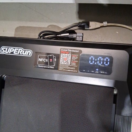 SUPERUN WALKING PAD TREADMILL WITH INCLINE - 3.8MPH - 2.5HP - 300LBS CAP - BLACK (MODEL: BA16-B) image 3