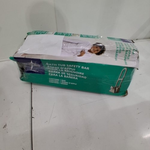 MEDLINE BATHTUB SAFETY GRAB BAR LOCKS TO SIDE OF TUB UP TO 6.5" THICK - WHITE image 4