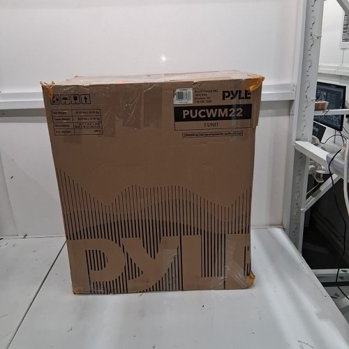 PYLE PURE CLEAN 2-IN-1 MINI PORTABLE WASHER & DRYER MACHINE - 250W - 24" X 22" X 14" - WHITE/BLUE (MODEL : PUCWM22) image 5
