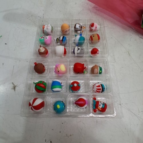 24PC MICROMALLOWS BY SQUISHMALLOW DELUXE HOLIDAY CALENDAR, ADVENT BOX - 2.5" MINI PLUSH COLLECTION - GREEN, CHRISTMAS image 2