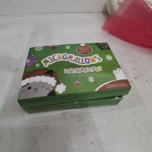 24PC MICROMALLOWS BY SQUISHMALLOW DELUXE HOLIDAY CALENDAR, ADVENT BOX - 2.5" MINI PLUSH COLLECTION - GREEN, CHRISTMAS image 4