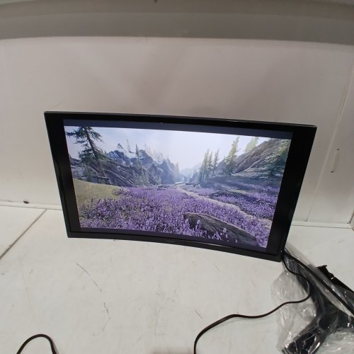 SAMSUNG 24" ESSENTIAL S3 FULL HD CURVED SCREEN LCD MONITOR - 1800R - 100HZ - BLACK - (MODEL:S24D368GAN) image 2