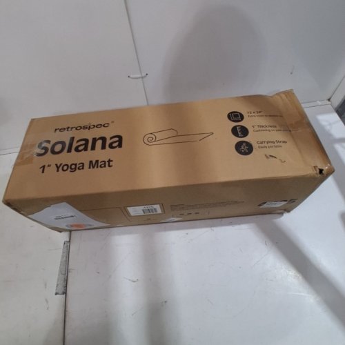 RETROSPEC RETROSPEC SOLANA YOGA MAT WITH NYLON STRAP - 72" X 24" X .5" - BOYSENBERRY image 2