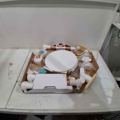 LITTLE ACORN 4-IN-1 BABY ACTIVITY CENTER WITH 8 INTERACTIVE TOYS - SUN/WHITE (MODEL: UK - ACT.TBL.1040) image 4