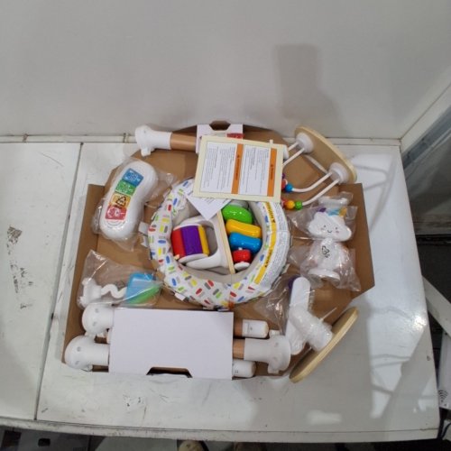 LITTLE ACORN 4-IN-1 BABY ACTIVITY CENTER WITH 8 INTERACTIVE TOYS - SUN/WHITE (MODEL: UK - ACT.TBL.1040) image 5