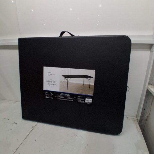 MAINSTAYS, FOLDIGN AND ADJUSTABLE TABLE - 72" x 30" x 29"  - BLACK (MODEL: MS95-005-076-04) image 2