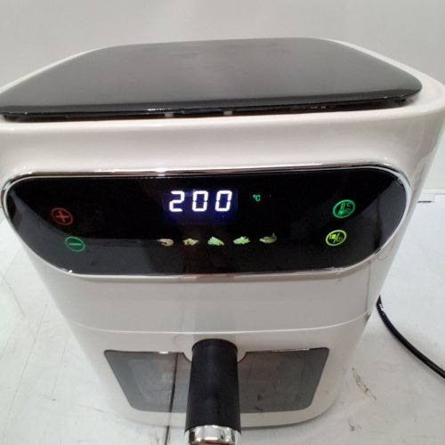 AIR FRYER WITH COOKING WINDOW - 5.3QT - WHITE (MODEL: AF01) image 2