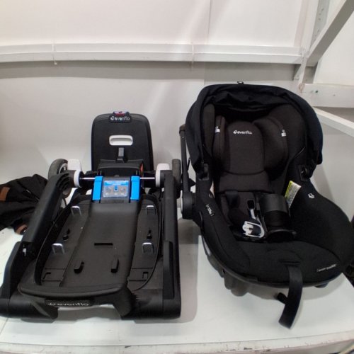 EVENFLO SHYFT DUALRIDE INFANT CAR SEAT AND STROLLER COMBO - BLACK (MODEL: CS150112310C) image 3