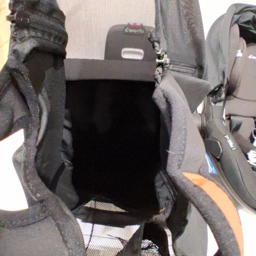 EVENFLO SHYFT DUALRIDE INFANT CAR SEAT AND STROLLER COMBO - BLACK (MODEL: CS150112310C) image 5