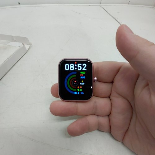 VERYFIT HD BLUETOOTH SMART WATCH WITH HEALTH MONITORING AND FITNESS TRACKING - 1.83" - PINK (MODEL: IDW25) image 2