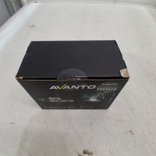AVANTO SAFETY SOLX1 CHEST LIGHT PRO - 500LM - 2 LIGHT MODES - BLACK image 3