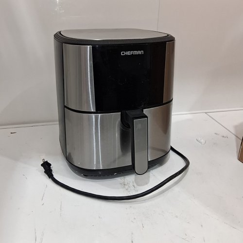 CHEFMAN TURBOFRY TOUCH AIR FRYER - 8QT - SILVER/BLACK (MODEL: RJ38-SQSS-8T-CA-AM) image 4