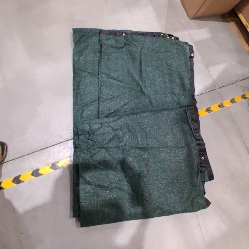 OUTDOOR MESH PRIVACY FENCE SCREEN - 6FT X 50FT - GREEN image 2