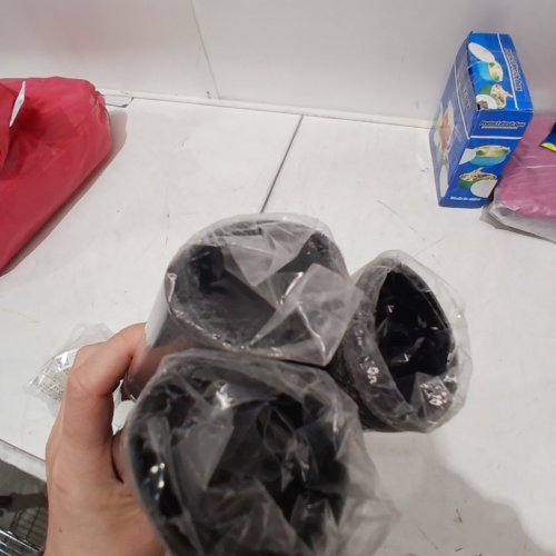 3PK PLASTIC SHEET ROLL - 13" - BLACK image 3