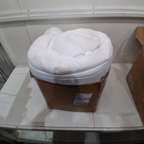 MATTRESS TOPPER - KING (78" X 80" X 18") - WHITE image 2