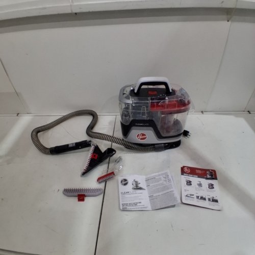 HOOVER CLEANSLATE PET PORTABLE CARPET AND UPHOLSTERY CLEANER/STAIN REMOVER - CLEAR/RED - (MODEL:FH14000) image 3