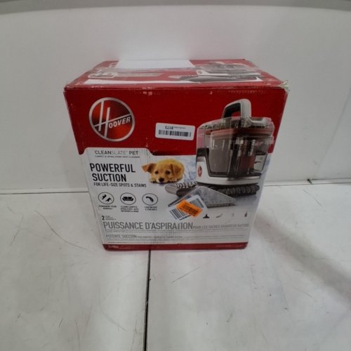 HOOVER CLEANSLATE PET PORTABLE CARPET AND UPHOLSTERY CLEANER/STAIN REMOVER - CLEAR/RED - (MODEL:FH14000) image 7