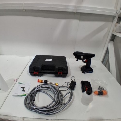 SUSUZI PORTABLE ELECTRIC CORDLESS PRESSURE POWER WASHER WITH 2 BATTERIES - 21V/16FT HOSE - (MODEL:687444578311) image 4