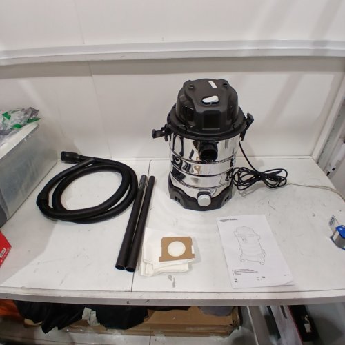AMAZON BASICS SHOP WET/DRY VACUUM - 6GAL - STAINLESS STEEL image 3