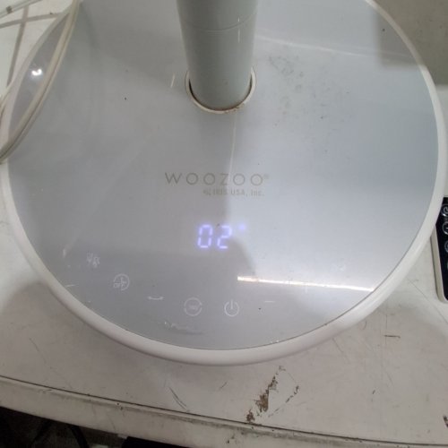 WOOZOO BY IRIS 360°PEDESTAL FAN WITH REMOTE- WHITE/GREY (MODEL: STF-360DC/1747373) image 2