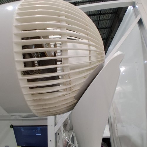 WOOZOO BY IRIS 360°PEDESTAL FAN WITH REMOTE- WHITE/GREY (MODEL: STF-360DC/1747373) image 4