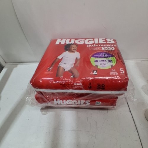 128PK HUGGIES LITTLE MOVERS HUGGFIT BABY DIAPERS WITH 360° WAISTBAND - SIZE 5 (27+LB) - DISNEY MICKY MOUSE (MODEL: 5660200) image 2
