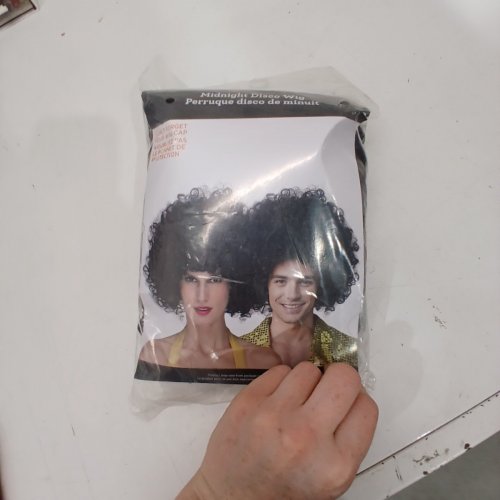 UNISEX WAY TO CELEBRATE DISCO DAZE WIG - OSFM - BLACK (STYLE: 05177BL) image 3