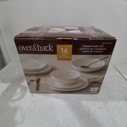 16PC OVER&BACK DINNERWARE SET -ASSORTED SIZE - IVORY (MODEL: 1901777) image 7